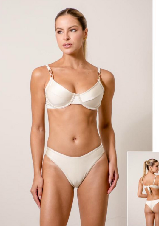 A vision in white set